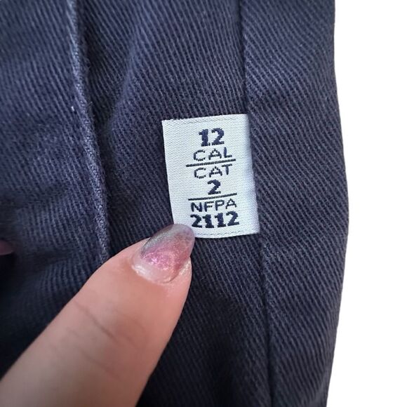 Tyndale ~ Navy Chino Pants ~ FRC Flame Resistant Clothing ~ size 36/30 - Picture 5 of 10